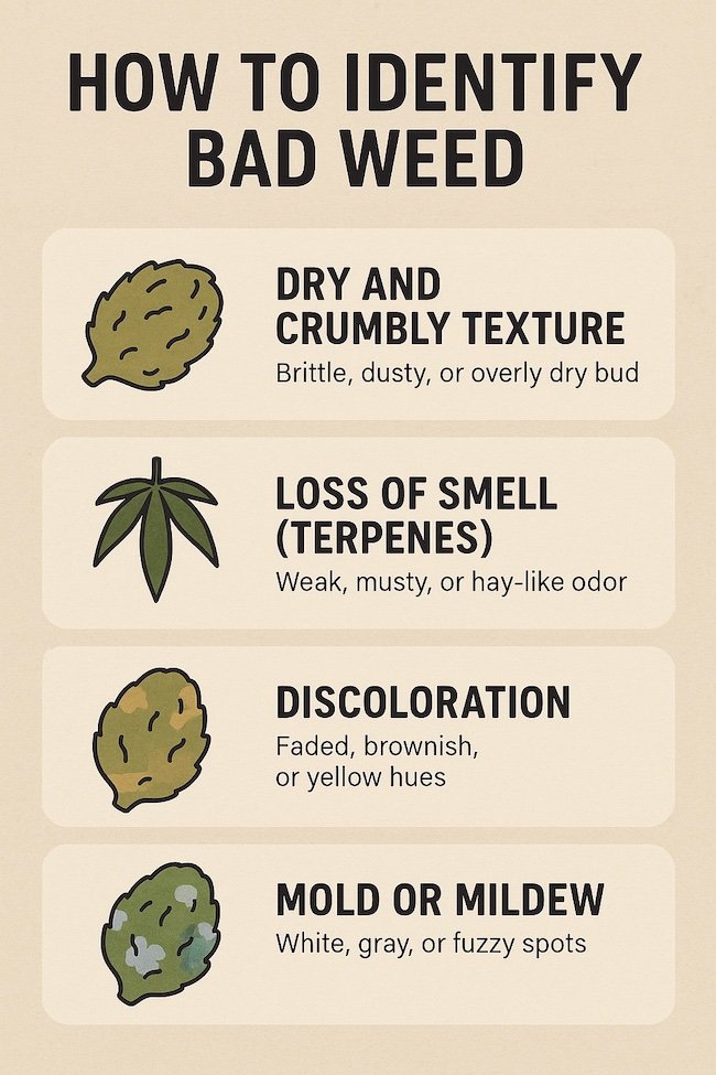 Signs Your Weed Has Gone Bad 